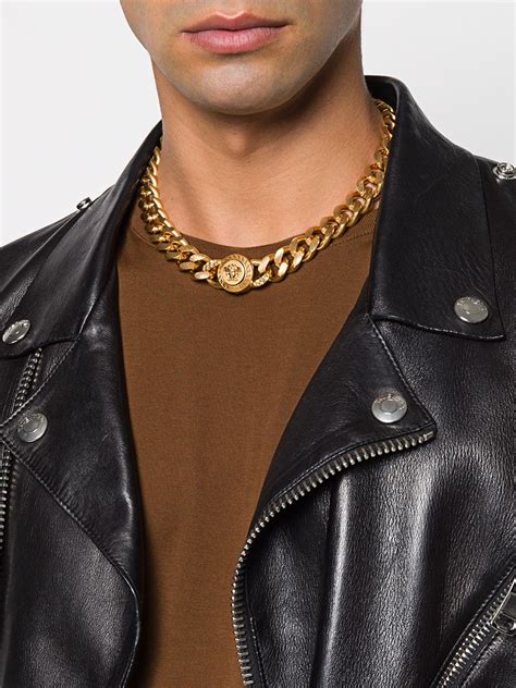 versace kette medusa|versace necklace farfetch.